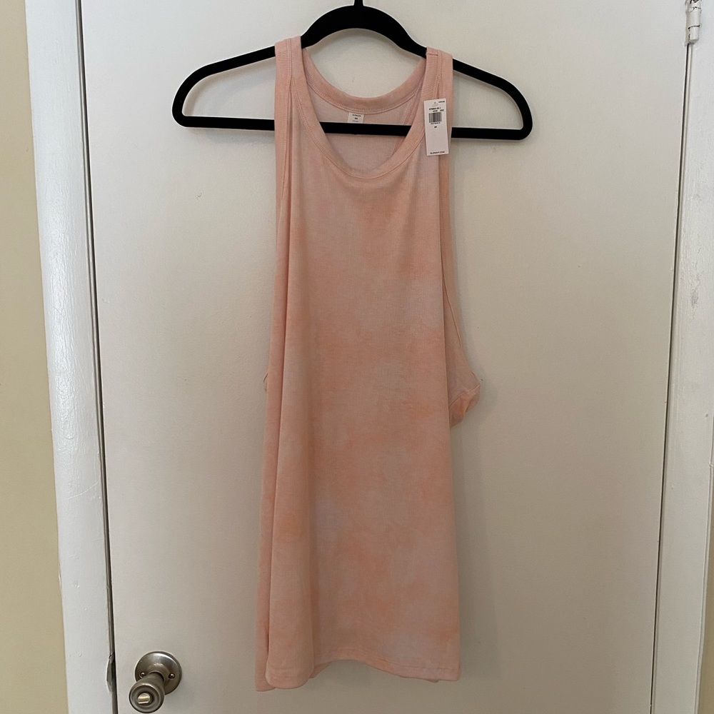Old Navy Light Pink Ribbed Tank size XL